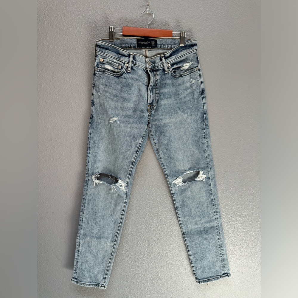 Mens Abercrombie and fitch skinny stretch jeans size W 30 L 30